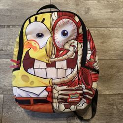 SPRAYGROUND] DLX COLLABS Joint Series Spongebob Anatomy Spongebob Squareboy