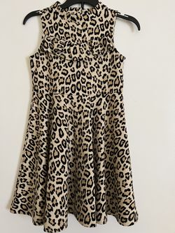 Girls Animal Print Dress