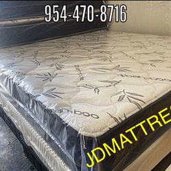 PILLOW TOP WITH BOX SPRING INCLUDED  =🛏KING(309)🛏QUEEN (239)🛏FULL(209) TWIN(165)PILLOW TOP ++FREE BOX SPRING📲
