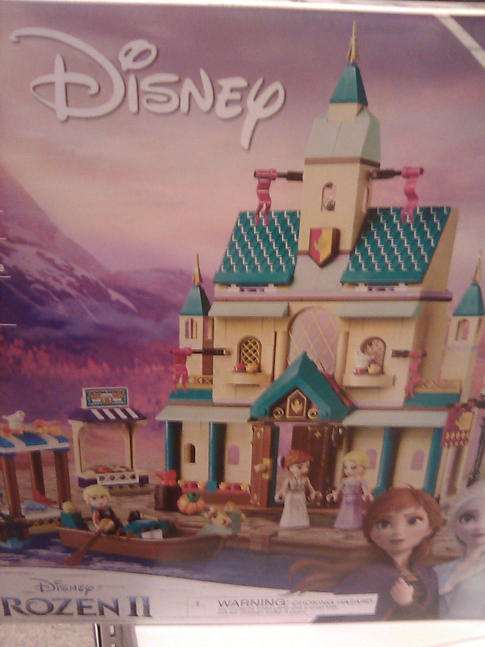 Frozen II castle Lego set