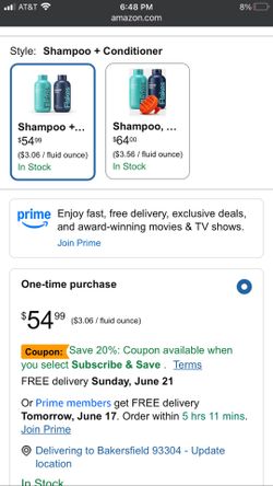 For men   9 fl oz.   Their $54 on Amazon