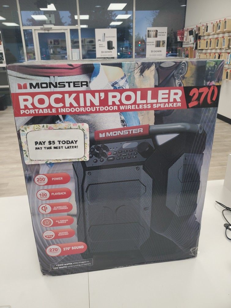 🎉 Big Sound, Bigger Savings – Monster Rockin’ Roller 270 Just $199! Save $100 + $1 to Take It Home 💪
