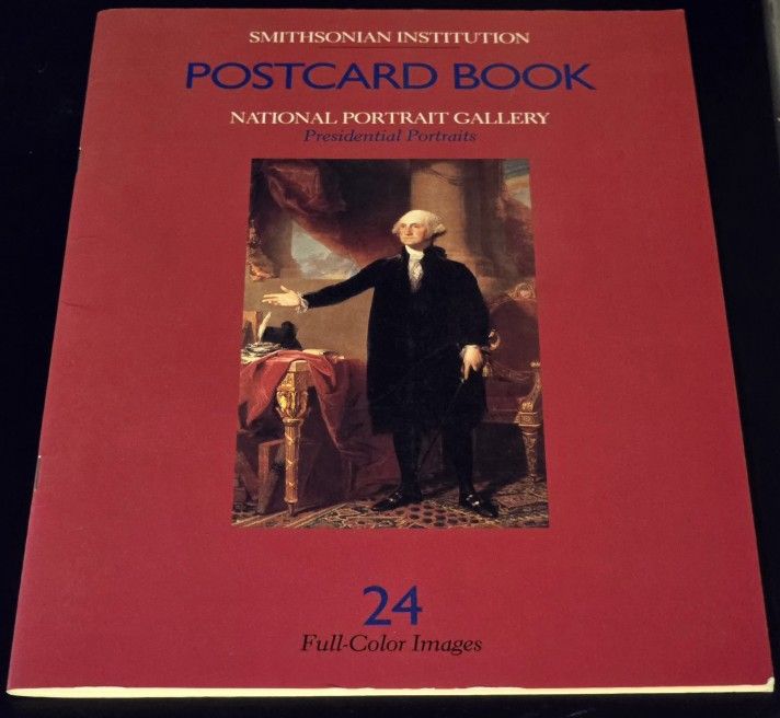 1988 National Portrait Gallery Presidential Portraits Postcard Book by Smithsonian Institution