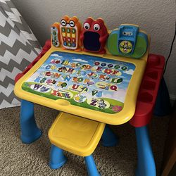 V Tech Touch Learning Table Activity Mat