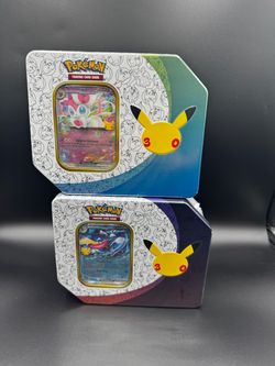 Pokemon 30th Celebration ex Tins