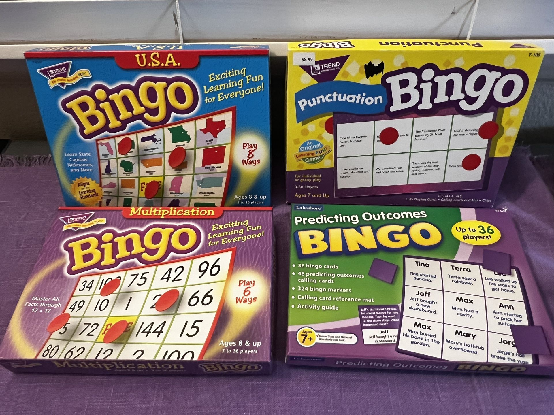 Educational Bingo Games