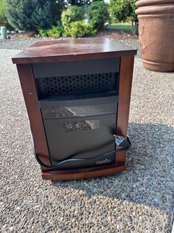 Duraflame 1500 -Watt Infrared quartz Cabinet Indoor Electric Space Heater with Thermostat