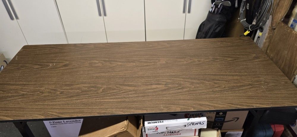 WOOD FOLDING TABLE 60" x 30" $40
