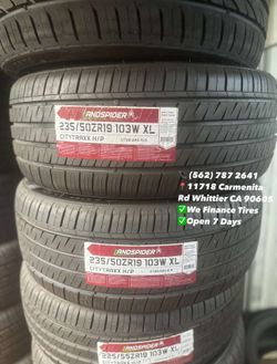 235/50R19 Landspider Set of Tires Installed and Balanced Set de Llantas Nuevas Instaladas y Balanceadas