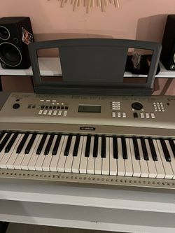 Yamaha YPG 235 Keyboard With Music Stand And Keyboard stand