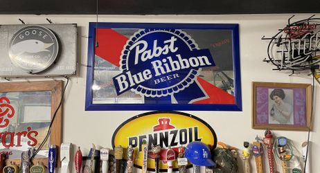 pabst blue ribbon large mirror