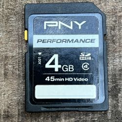 PNY #2 4gb SD card