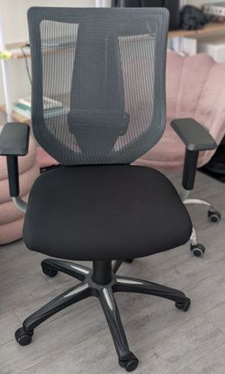 Black Mesh Office Chair – $10
