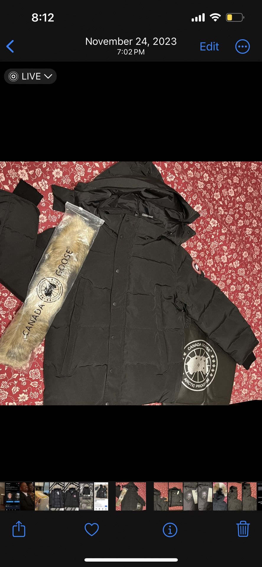 Canadian Goose Wyndham Parka black