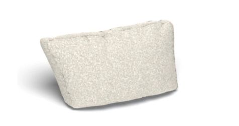 Lovesac Angled Side Pillow Cover: Cloud Boucle