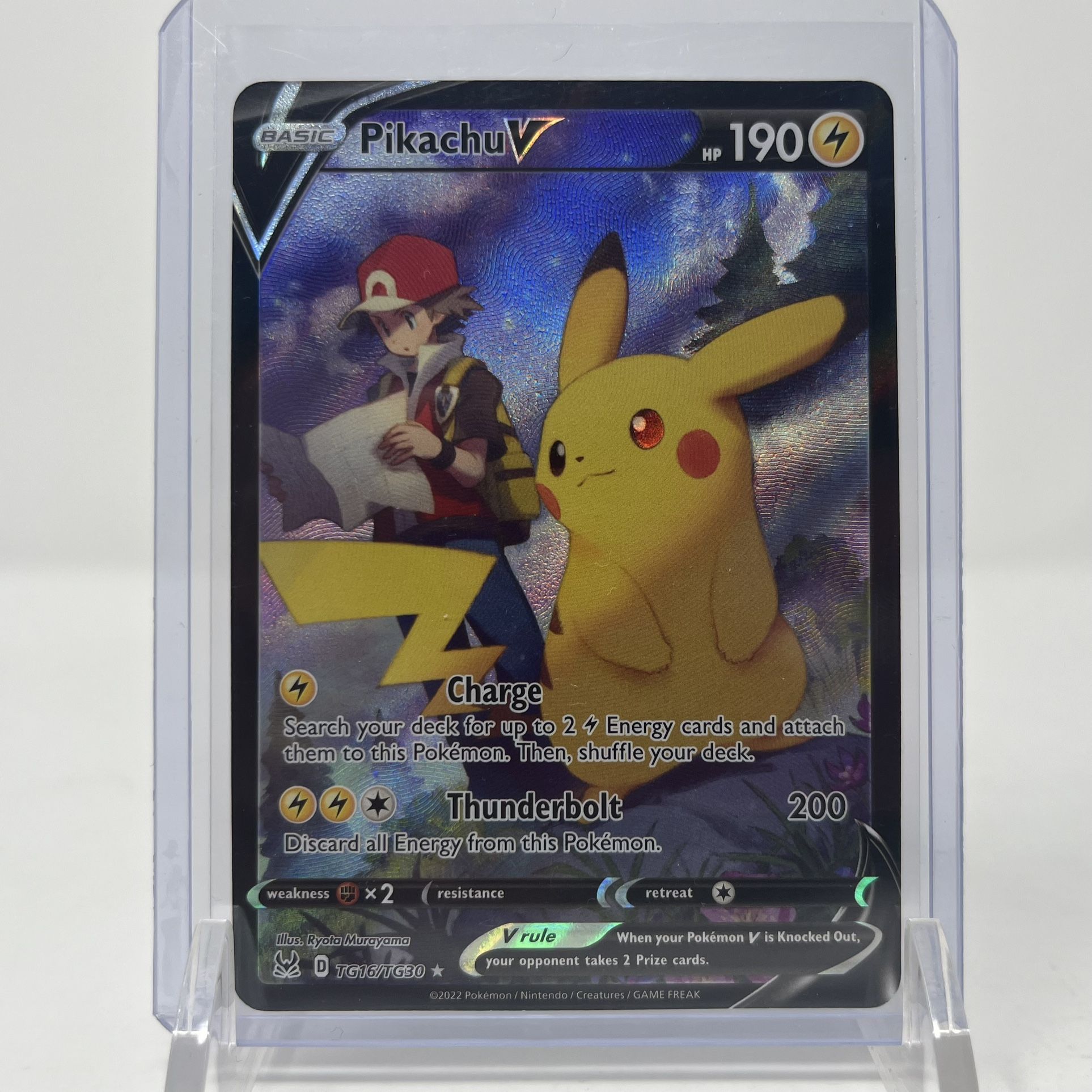 Pikachu V - SWSH11: Lost Origin Trainer Gallery *TRADE IN YOUR OLD GAMES/POKEMON CARDS CASH/CREDIT*