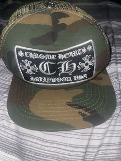 Chrome heart hat