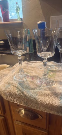 Crystal Wine Glasses Set