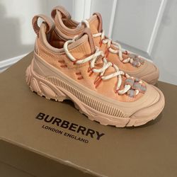 Burberry Toddler Pink Knit Sneakers