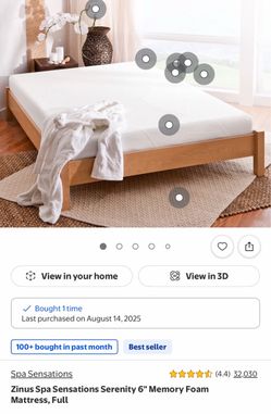 FULL 6” MEMORY FOAM MATTRESS