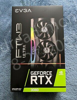 EVGA GeForce RTX 3080 FTW3 Ultra Gaming 10G-P5-3897-KL 10GB GPU Brand New in Box