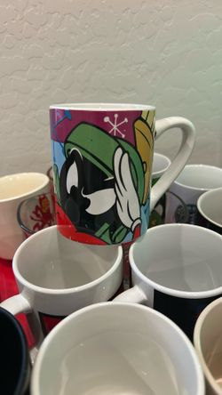 Vintage 1990s Looney Tunes Marvin The Martian Coffee Mug Cup