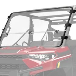 KEMIMOTO Flip Windshield Compatible with Ranger 1000, 2-IN-1 Fold Down Windshield Compatible with Polaris Ranger XP 1000/ 1000 2017-2023