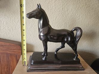 Horse Metal Statue Heavy