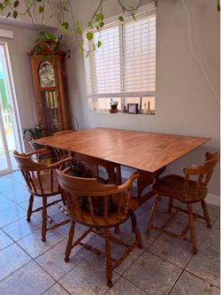 drop leafy table