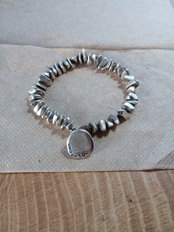 Sterling Silver Elastic Bracelet
