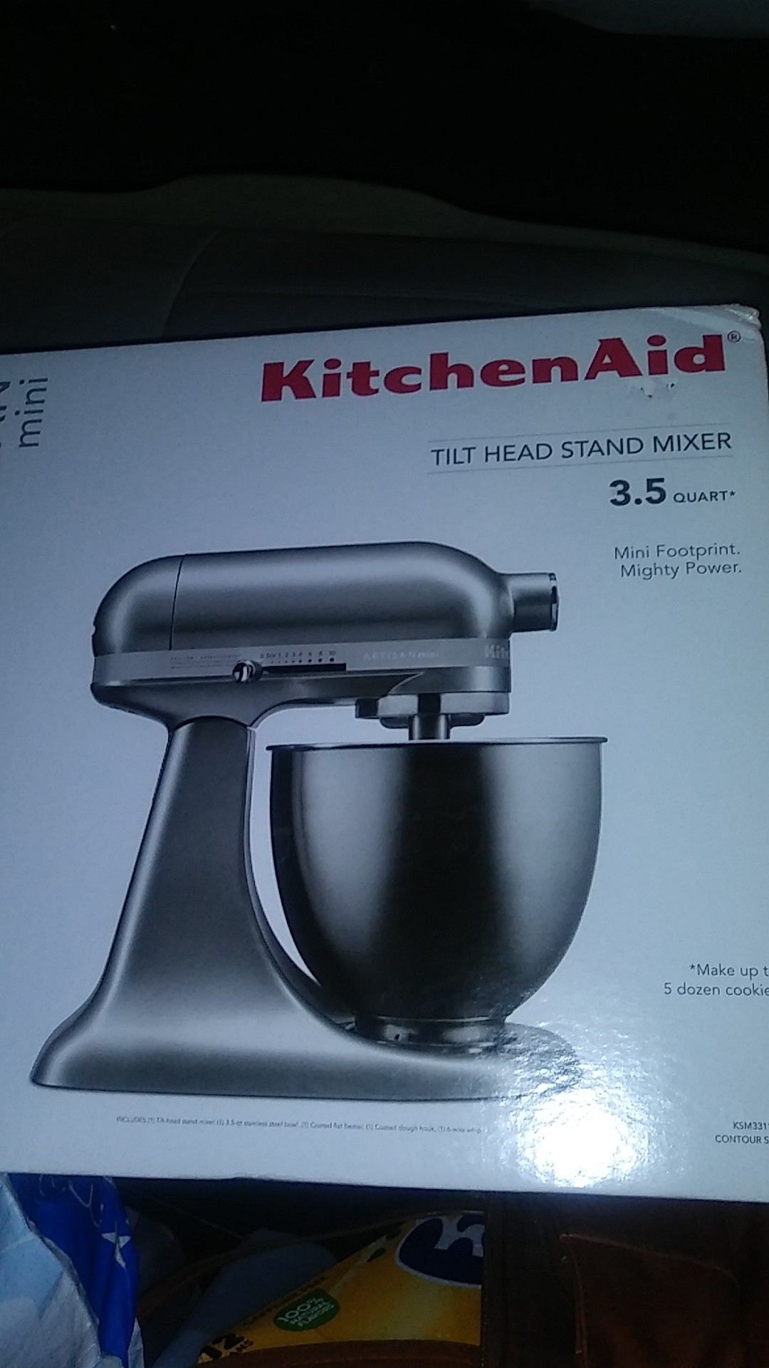 New kitchen aid tilt head stand mixer
