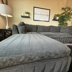 Ashley Homes Furniture Modular Sectional Sofa with Ottoman