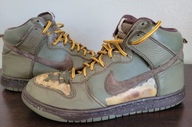 Nike Dunk High Hi East Green Sz 9 Used
