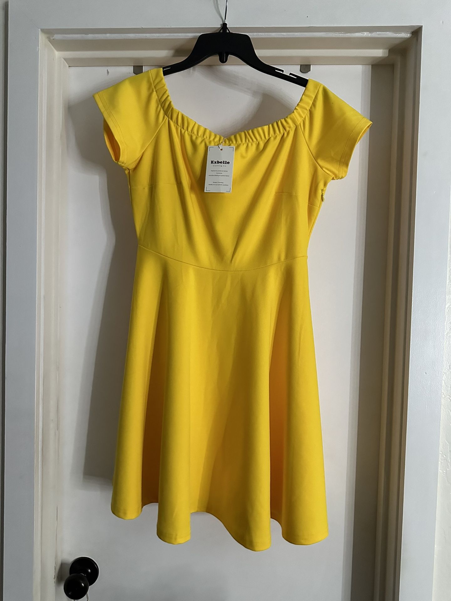 Yellow Short Dress 