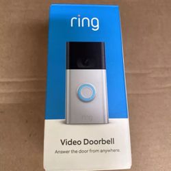 Ring flood Light And Doorbell Camera Package