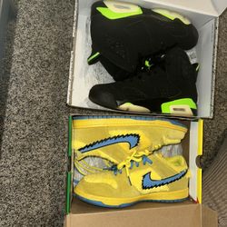 Electric Green 6s & Grateful Dead Dunks