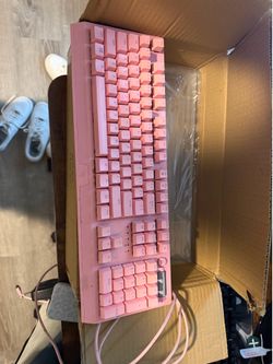 Razor keyboard, pink