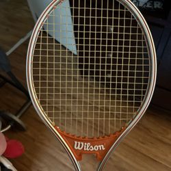 Wilson Vintage Aluminum Tennis Racket – Classic Look 