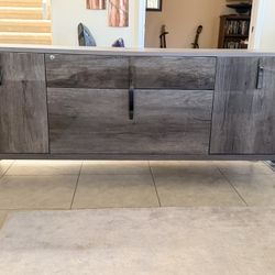 Scandinavian Design Credenza File Cabinet