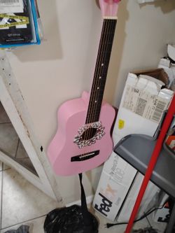 Pink  Guitar Firt Act Dicovery