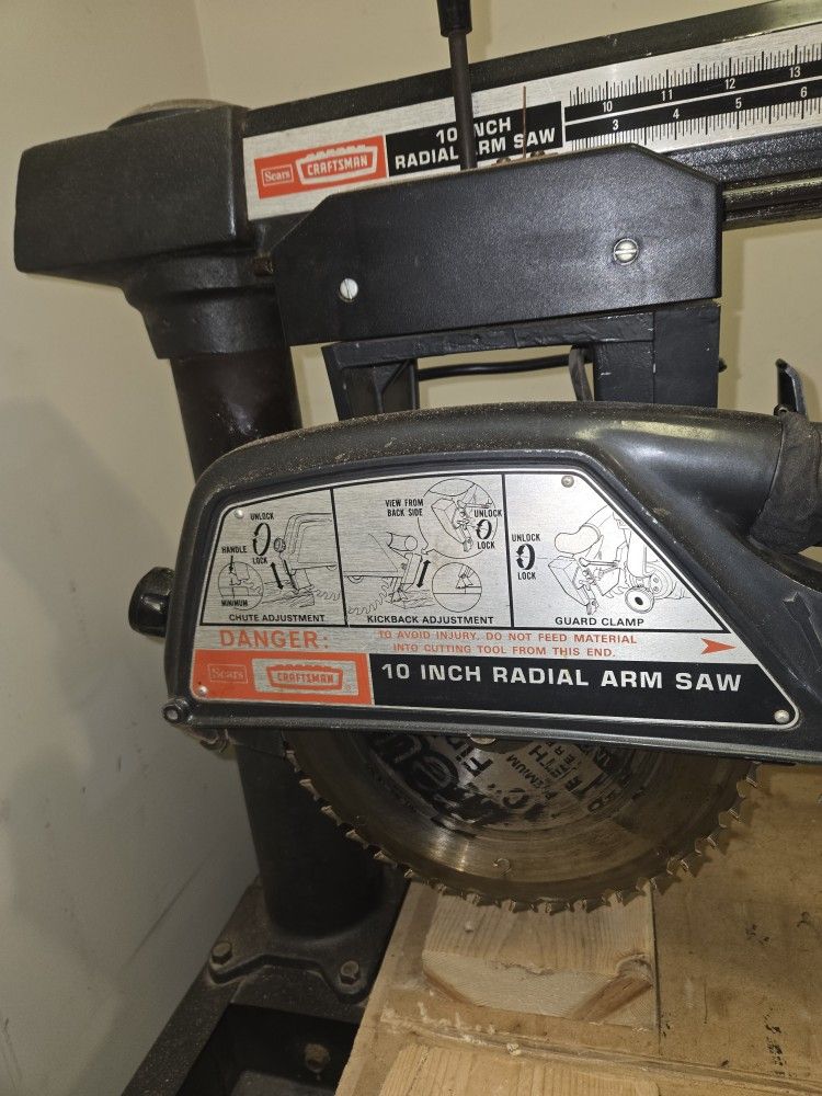 Craftsman Radial Arm Saw 