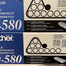 Brother TN580 High Yield Toner Cartridge (2)