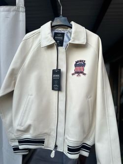 Avirex ICON Leather Bomber Jacket Men’s L- New with Tags