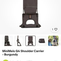 Minimeis G4 Carrier - Dark Grey shoulder carrier, baby kids