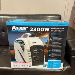 New in box sealed PULSAR  2300-Watt Super Quiet Gasoline Powered Inverter Generator with USB
