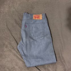 Levi's Men's 501 Original Fit Jeans Size 40W 30L ( Gray )
