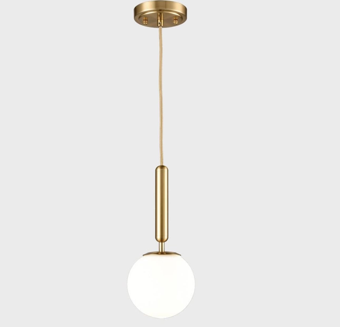 MID CENTURY MODERN GLOBE PENDANT LIGHTS