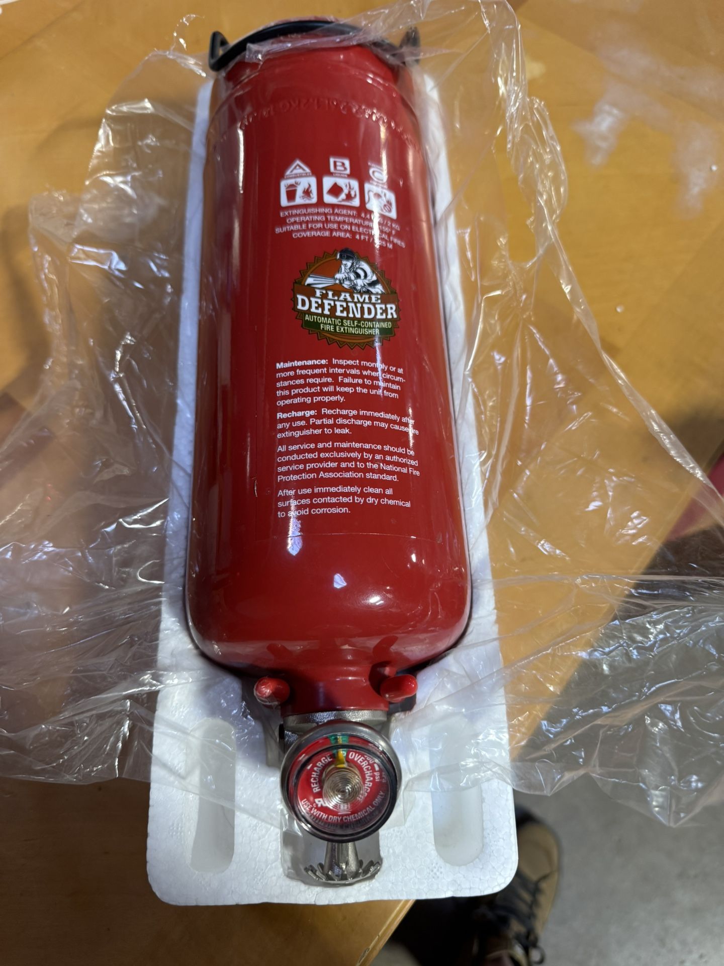 Abc Spot protection, automatic, Fire extinguisher