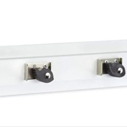 Uline - Standard Mop/Broom Holder - White- H-2840