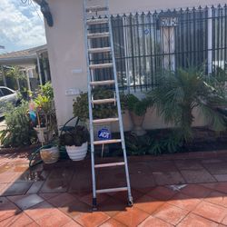 Escalera de 28 pies de aluminio muy barata